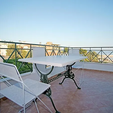 A View From The Attic Window. Kyparissia, Messinia Kyparissia