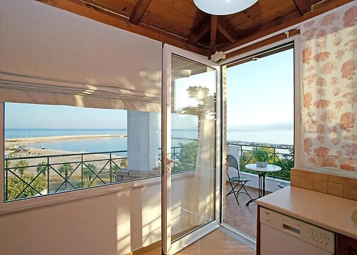 A View From The Attic Window. Kyparissia, Messinia Kyparissia